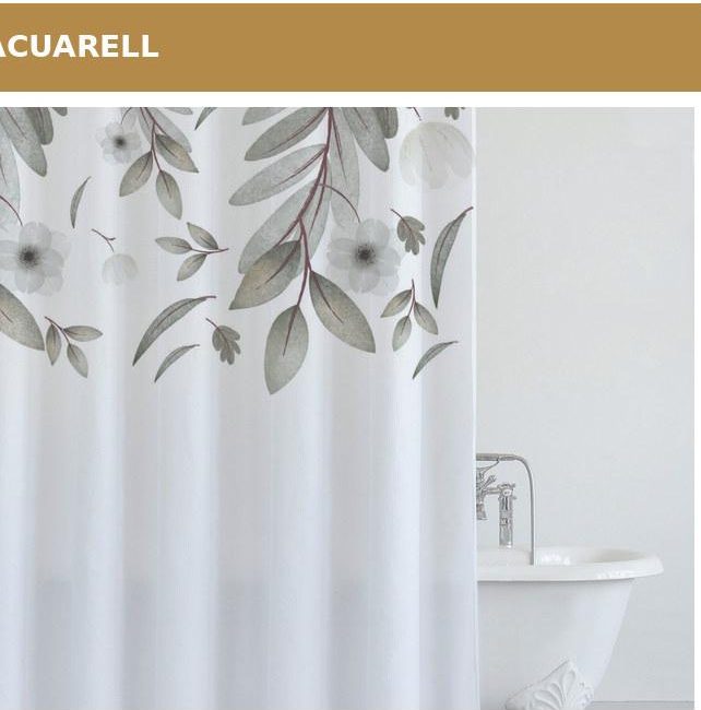 Cortina de baño Acuarell - Colección ArtDeco