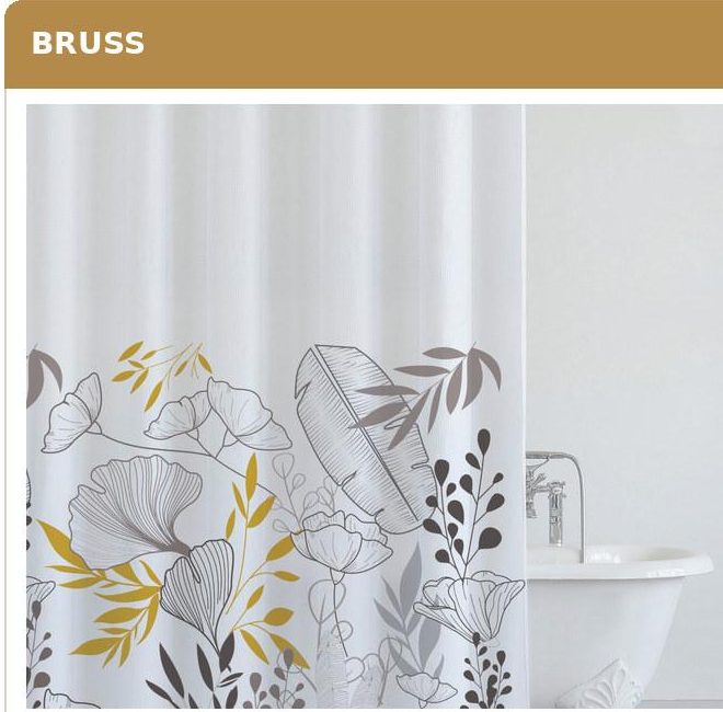 Cortina de baño Bruss - Colección ArtDeco