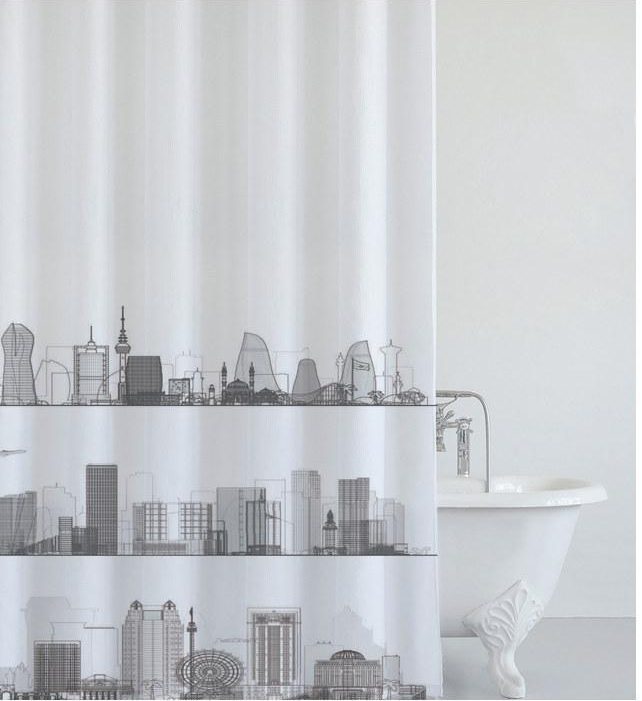 Cortina de baño City - Colección ArtDeco