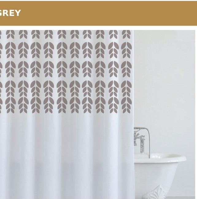Cortina de baño Grey - Colección ArtDeco
