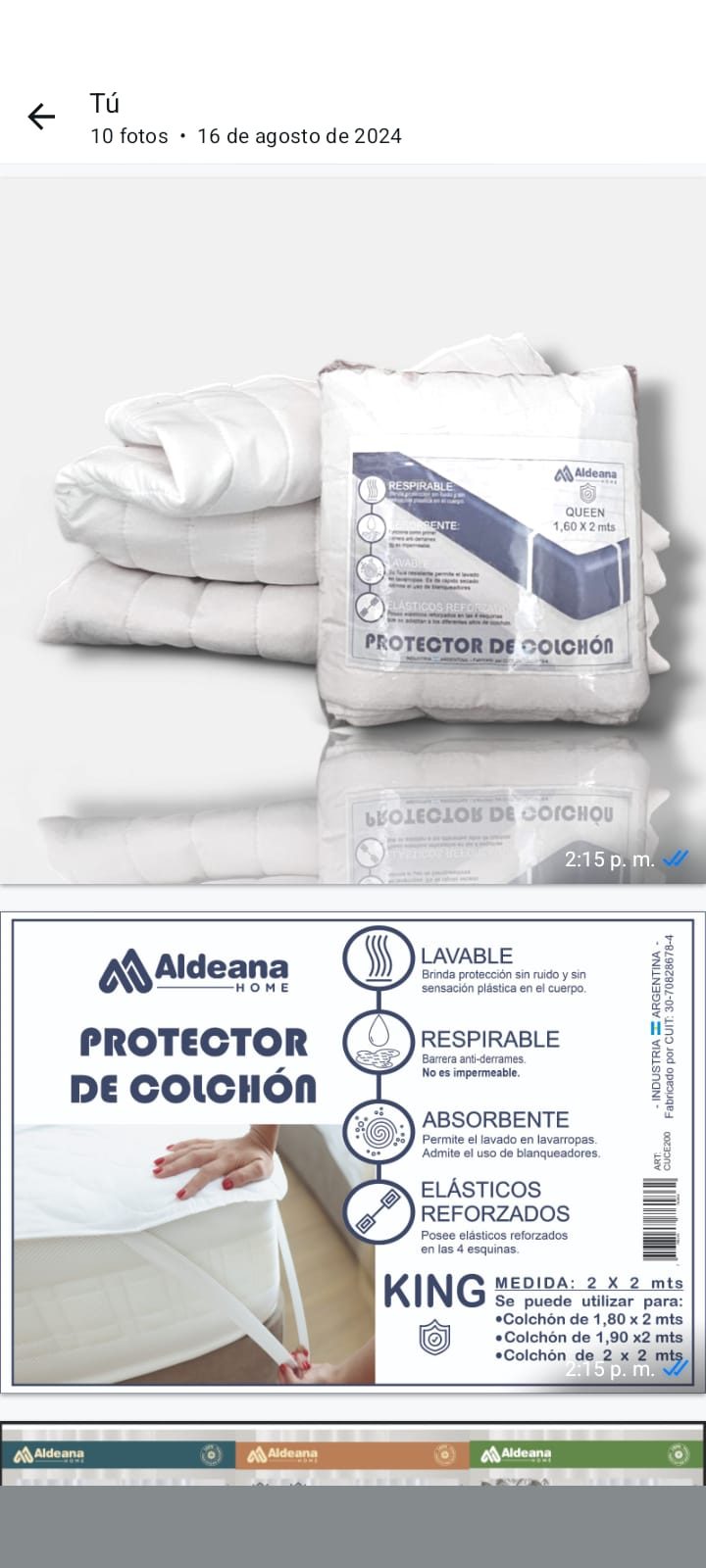Protector de colchón - Ropa de cama